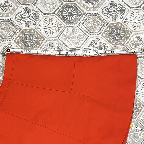 J. Crew Orange Flare Mini Skirt - Picture 7 of 7